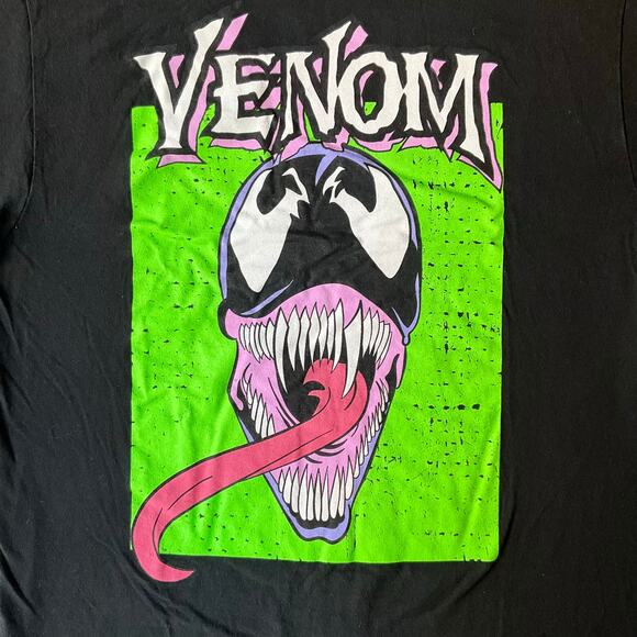 Marvel Men’s Short Sleeve T-shirt size M, Black, Venom - Picture 5 of 7